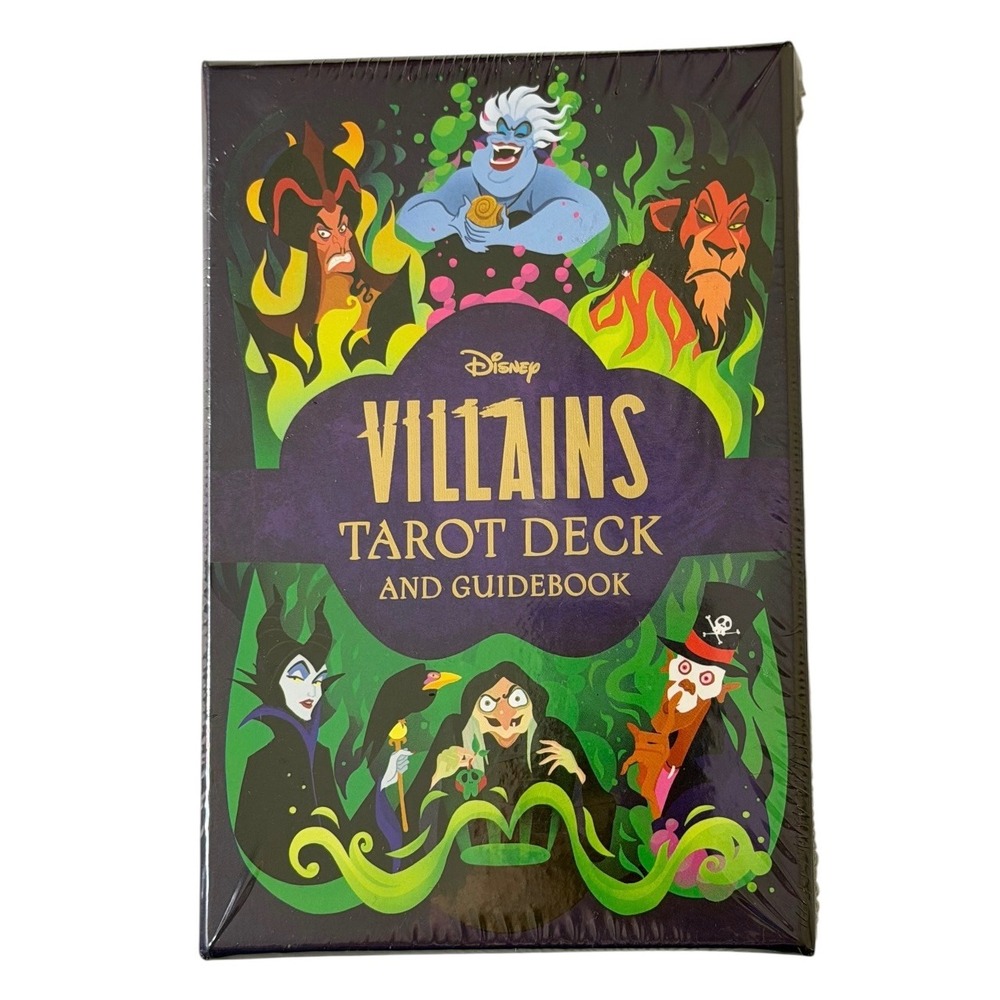 Disney Villains Tarot Deck and Guidebook Boxed Set New Sealed Ellie Goldwine